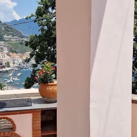 דירה Panoramic Views - Seafront - Terrace -bbq אמאלפי